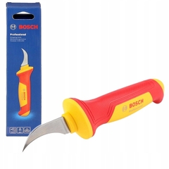 Dao Rọc Cáp Lưỡi Cong Cách Điện VDE Bosch 1600A02NF6