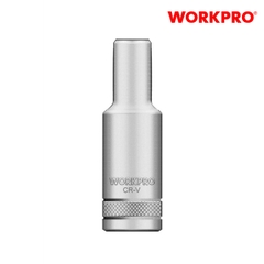 Đầu tuýp dài có đầu vuông 1/2 inch và đầu lục giác 6 cạnh size 12mm Workpro - WP274117