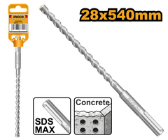 Mũi Khoan Bê Tông Đuôi Gài SDS Max 28 X 540mm INGCO DBH1242805