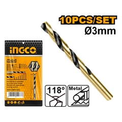 Mũi Khoan Kim Loại HSS 10 Chi Tiết 3.0mm INGCO DBT1100303