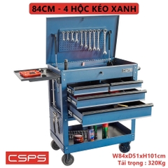 [Sale 9/9] Tủ Đồ Nghề CSPS 84cm 4 Hộc Kéo Xanh Dương