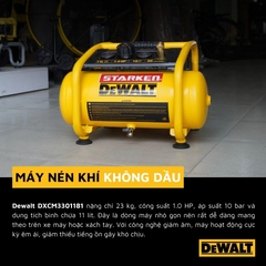 MÁY NÉN KHÍ KHÔNG DẦU DEWALT 11L DXCM3301181