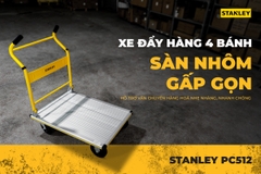 Xe Đẩy Hàng 4 Bánh Gấp Gọn 350kg Stanley PC512