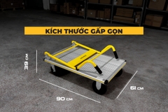 Xe Đẩy Hàng 4 Bánh Gấp Gọn 350kg Stanley PC512