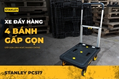 Xe đẩy hàng 4 bánh gấp gọn 120kg Stanley SXWTD-PC517