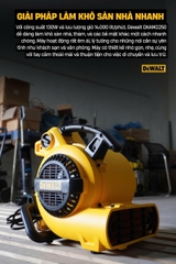 Máy thổi khô thảm, sàn Dewalt DXAM2250 130W