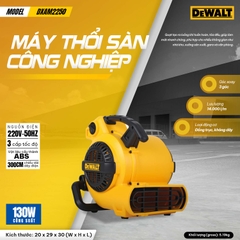 Máy thổi khô thảm, sàn Dewalt DXAM2250 130W