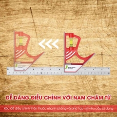 Thước Vuông Góc Trượt Kapro 325 Có Nam Châm, 12 Inch (30 Cm)