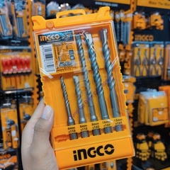 BỘ 5 MŨI KHOAN BÊ TÔNG ĐUÔI GÀI INGCO AKD2052