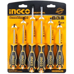 Bộ tua vít 6 cây INGCO HKSD0628
