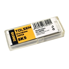 Lưỡi dao liền (tép 10 lưỡi) Tolsen 30010 xsafe