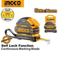 Thước Cuộn Thép Nền Vàng INGCO HSMT08316