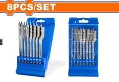 Bộ 8 mũi khoan gỗ đuôi dẹp WadFow WWF6B08