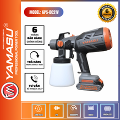 Bộ Máy Phun Sơn PIN 21V Yamasu GPS - DC21V