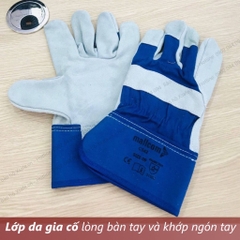 Găng tay hàn vải da Mallcom C542