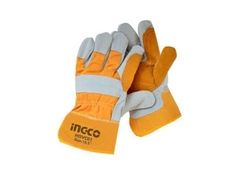 Găng tay bảo hộ vải da Ingco HGVC01