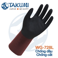 Găng Tay Bảo Hộ Chống Dầu Chống Cắt Wonder Grip WG-728M Dexcut