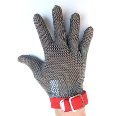 Găng Tay Bao Tay Vòng Thép Inox Chống Cắt 24cm