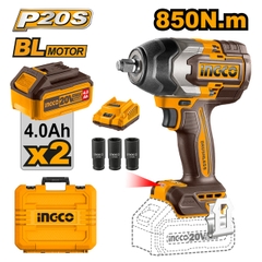 Máy Siết Bu Lông Dùng Pin  20V-850Nm INGCO CIWLI2085