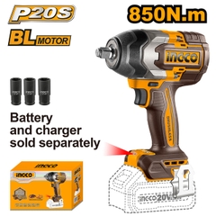 Máy Siết Bu Lông Dùng Pin  20V-850Nm (không Kèm Pin Và Sạc) INGCO CIWLI20851