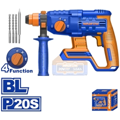 Máy Khoan Đục Bê Tông Dùng Pin 20V-22mm (không Kèm Pin Sạc) WADFOW WLM15220