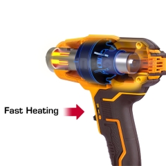 Máy Thổi Nhiệt Dùng Pin 20V INGCO HGLI20025