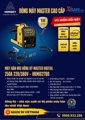 Máy Hàn MIG Hồng Ký Master digital 250A 220/380V HKMIG270D