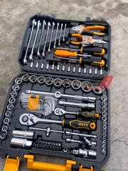 Bộ Đồ Nghề Sửa Xe Máy, Gara 100 Món INGCO HKTHP21001