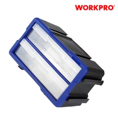 Hộp đựng đồ nghề 2 ngăn, bằng nhựa, Workpro - WP283012