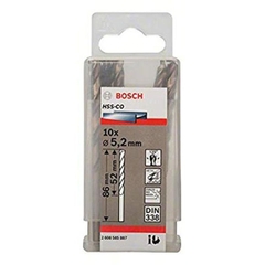 Mũi Khoan INOX HSS-Co 5.2mm (Hộp 10 Mũi) Bosch 2608585887