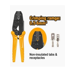 Kềm bấm cos dây điện 0.5-6mm2 INGCO HRCPC0506