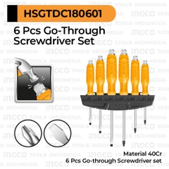 Bộ 6 tua vít Ingco HSGTDC180601