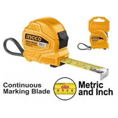 Thước Kéo Thép Nền Vàng Cao Cấp INGCO