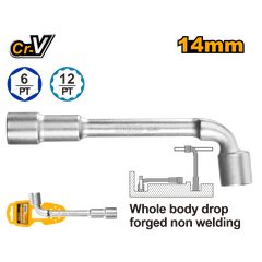 Ống Điếu Chìa Vặn Góc L 14mm INGCO HWL1408