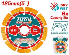 Đĩa cắt gạch hàn laser 125mm Total TAC2171251