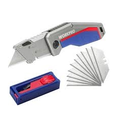 Dao gấp bỏ túi nhôm, mở nhanh Workpro WP011029
