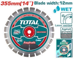 Đĩa cắt nhựa đường hàn laser 355mm Total TAC2113553