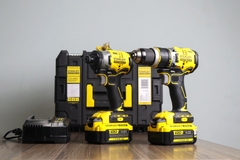 Combo V20 Thân Máy Khoan Pin Sbd721 Và Thân Máy Vặn Vít Sbi820 Dùng Pin 20v stanley Fatmax SBDI469M2T-B1