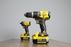 Combo V20 Thân Máy Khoan Pin Sbd721 Và Thân Máy Vặn Vít Sbi820 Dùng Pin 20v stanley Fatmax SBDI469M2T-B1