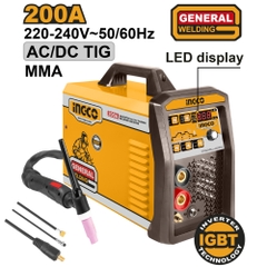 Máy Hàn Điện Từ AC/DC TIG/MMA 200A 68V INGCO ING-ACDCTIG2001