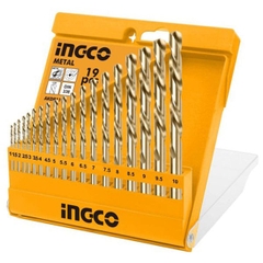 Bộ 19 Mũi Khoan Kim Loại HSS INGCO AKDB1195