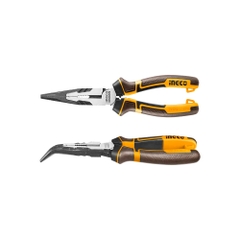Kìm Mũi Cong Trợ Lực Cao Cấp 6 inch/160mm INGCO HHBNP28160