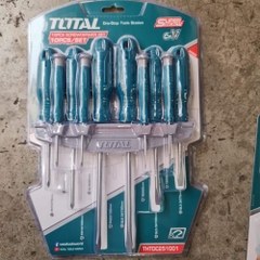 Bộ tuốc nơ vít đa năng 10 chi tiết TOTAL THTDC251001