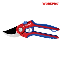 Kéo cắt tỉa cành, tay cầm nhựa, lưỡi dao SK5, 8 inches Workpro - WP332009