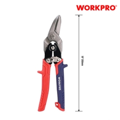 Kéo cắt tôn bằng thép mũi cong phải, thép rèn CR-MO 250mm (10inches) Workpro - WP214019