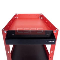 Khay đựng chai xe đẩy CSPS 03 ngăn - 71cm màu đen