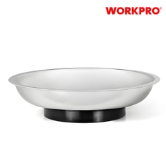 Khay đựng dụng cụ hình tròn, bằng thép không gỉ, kích thước: 148mm Workpro - WP314001