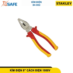 Kìm điện chuyên dùng 8in/200mm, cao cấp cách điện 1000V STANLEY 84-002