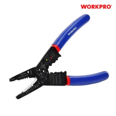 Kìm tuốt dây đa năng mũi dài, kích thước 200mm Workpro - WP291003