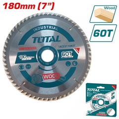 Lưỡi Cưa Gỗ Hợp Kim TCT 180mm 60 Răng Total TAC2311043T
